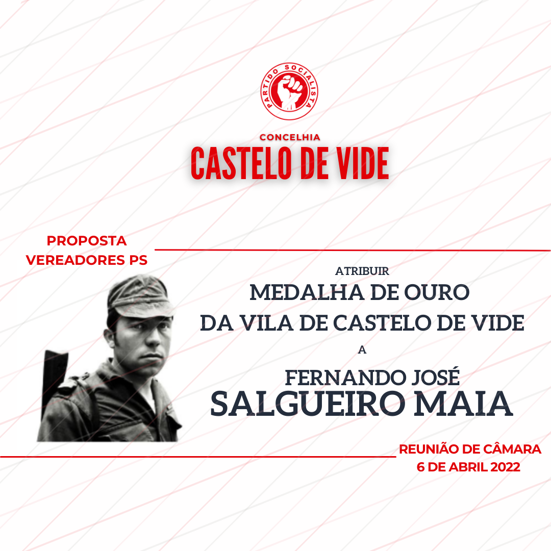 Partido Socialista Prop E Medalha De Ouro Da Vila De Castelo De Vide A