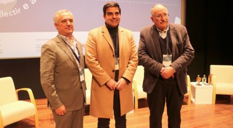 O Presidente do Município, Luís Rosinha, na sessão de encerramento do 11.º Congresso da Associação Portuguesa de Empresas de Congressos, Animação Turística e Eventos (APECATE)