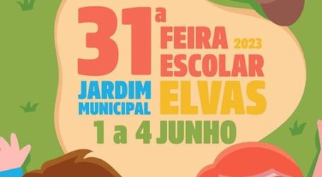 A  XXXI Feira Escolar do Concelho de Elvas vai decorrer de 1 a 4 de junho, no Jardim Municipal de Elvas