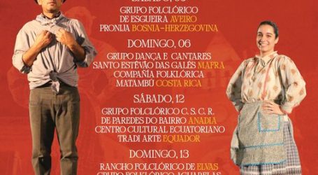 O Festival Internacional de Folclore vai animar a cidade de Elvas, de 5 a 14 de agosto, na Praça da República