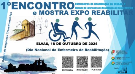 O Centro de Negócios Transfronteiriço acolhe esta sexta-feira, dia 18, o 1º Encontro dos Enfermeiros de Reabilitação da ULSAALE e dos Núcleos da Região Alentejo e Mostra Exporeabilitar.