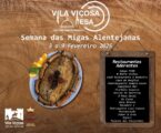 Semana Gastronómica das Migas Alentejanas ligada à iniciativa Cidade do Vinho 2025