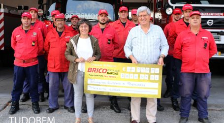 Bricomarché entregou Cheque Solidário aos Bombeiros de Portalegre