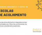 Évora: Covid -19 – Escolas de Acolhimento e Respostas Sociais