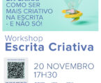 Escrita criativa tem workshop