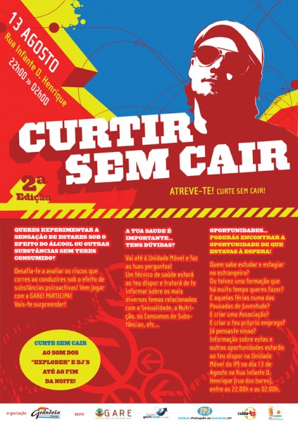 cartaz curtir sem cair