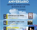 PONTE DE SOR:  10º ANIVERSÁRIO DO CAC | 5 a 7 de setembro