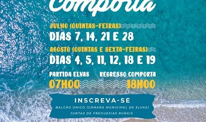 A Câmara Municipal de Elvas vai organizar as habituais viagens à praia, para os residentes no concelho